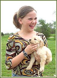 Visiting Day at Timshell Farm - Miss Vaughn Picks Her Puppy!